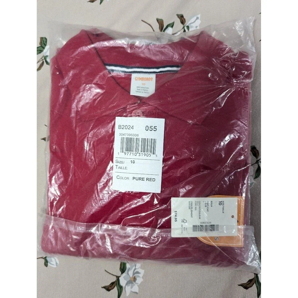 Gymboree Bundle of 3 Boys Red Polo Shirt Size 10